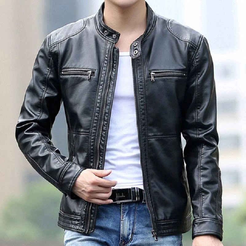 Men's Leather Jacket (2 colors)