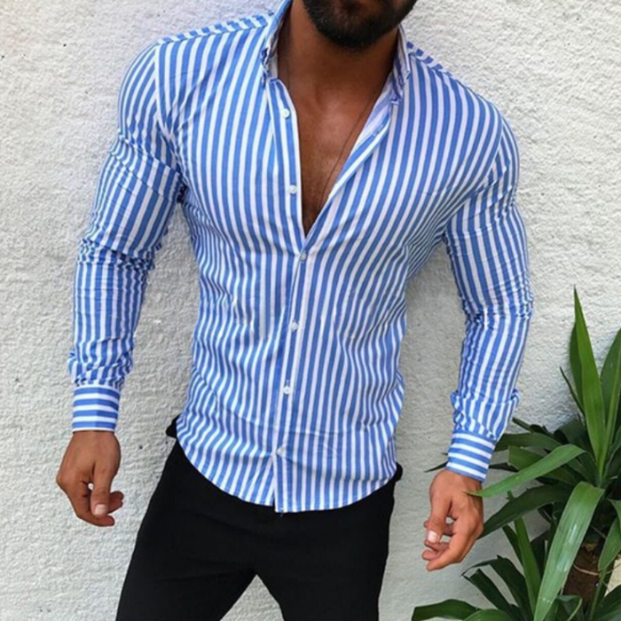 Casual Striped Shirt (3 colors)