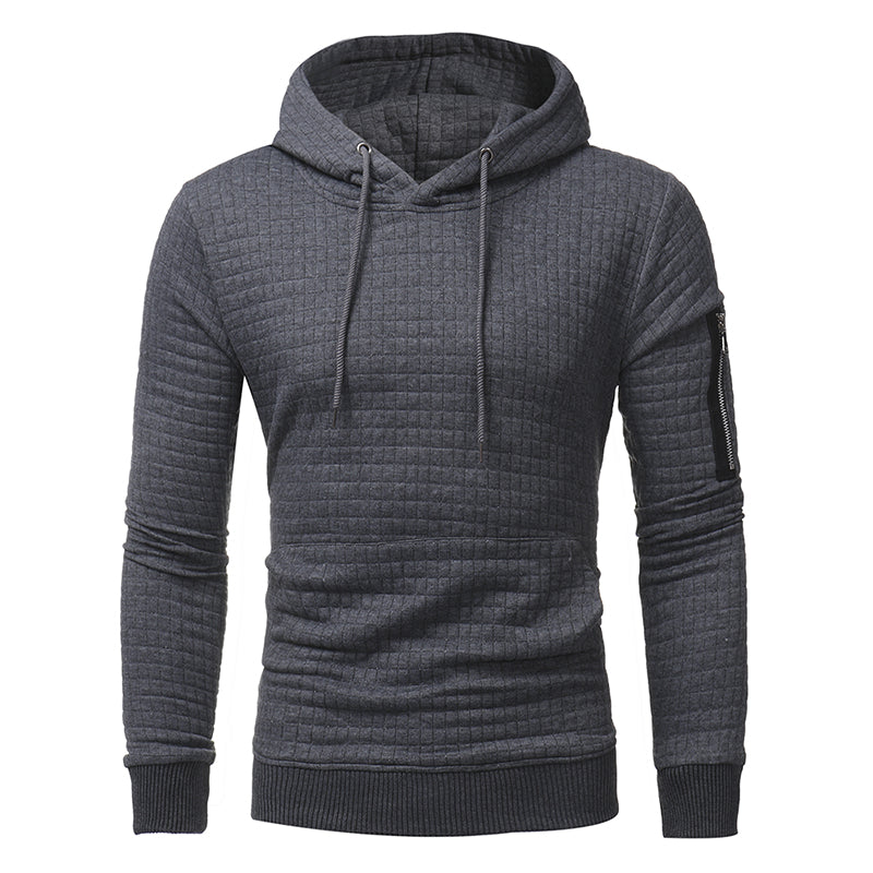 Decorated Slim Fit Elegant Hoodie (4 colors)