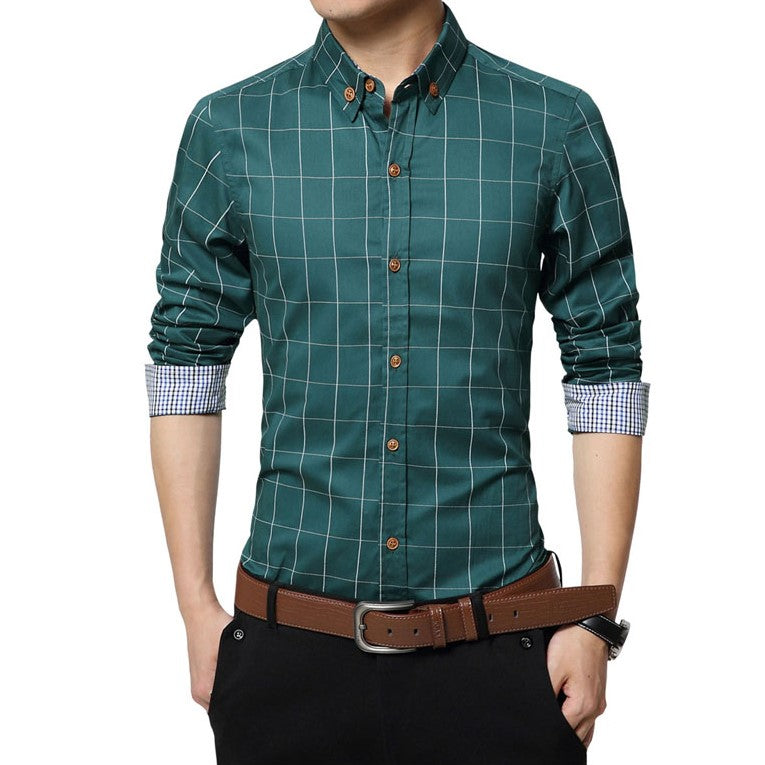 Casual Plaid Shirt (8 colors)