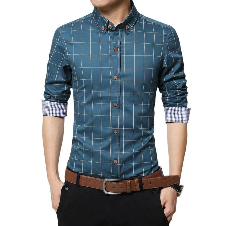 Casual Plaid Shirt (8 colors)