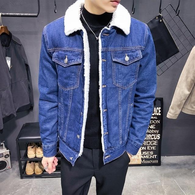 Fashionable Warm Denim Jacket (3 colors)