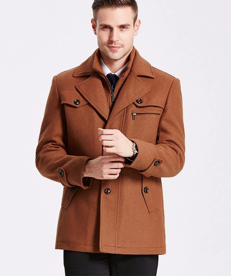 Wool Coat Removable Lining (5 colors)