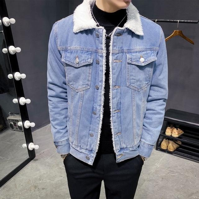 Fashionable Warm Denim Jacket (3 colors)