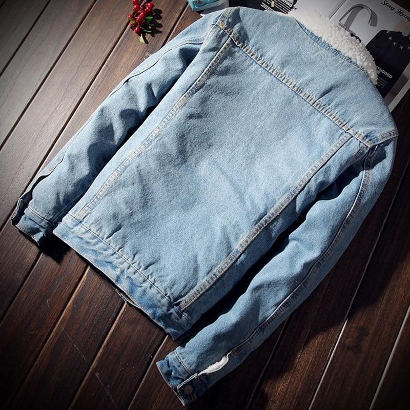 Fashionable Warm Denim Jacket (3 colors)