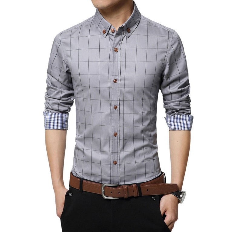 Casual Plaid Shirt (8 colors)