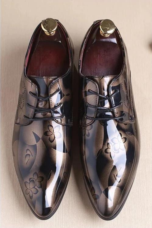 Oxford Leather Shoes (4 colors)