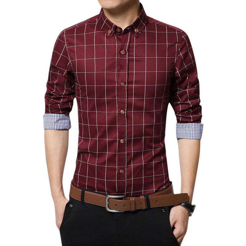 Casual Plaid Shirt (8 colors)