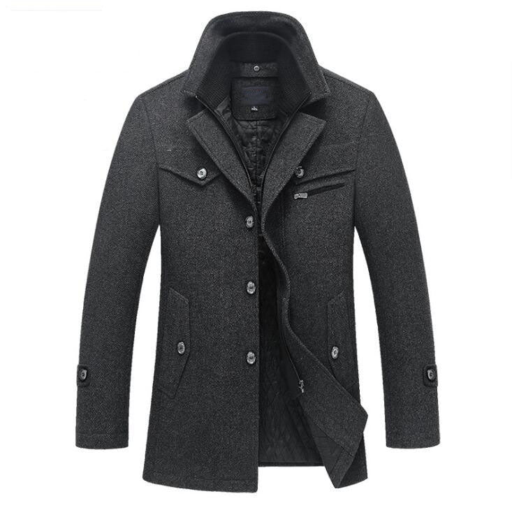 Wool Coat Removable Lining (5 colors)