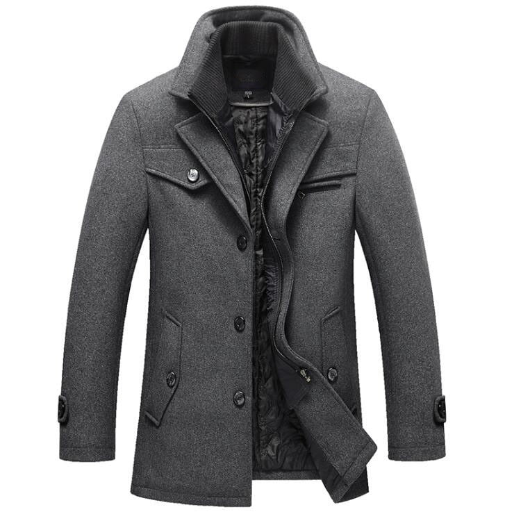 Wool Coat Removable Lining (5 colors)