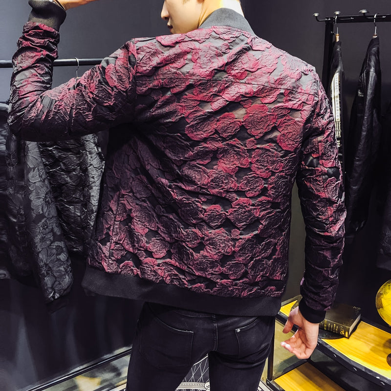 Jacquard Bomber Jacket (2 colors)