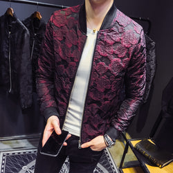 Jacquard Bomber Jacket (2 colors)