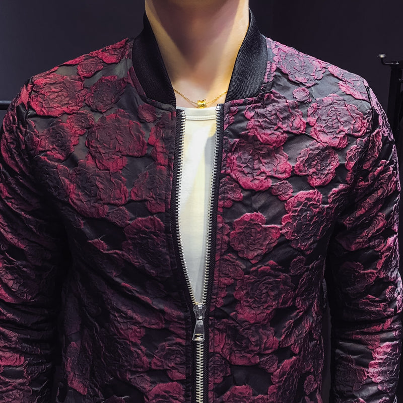 Jacquard Bomber Jacket (2 colors)