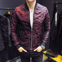 Jacquard Bomber Jacket (2 colors)