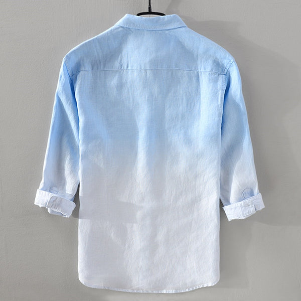 Gradient Linen Shirt