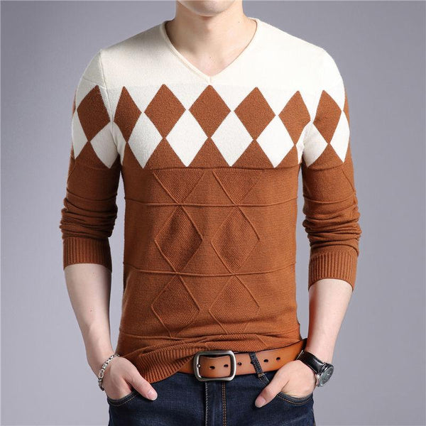 Wool Pattern Sweater (3 colors)