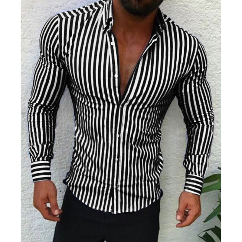 Casual Striped Shirt (3 colors)