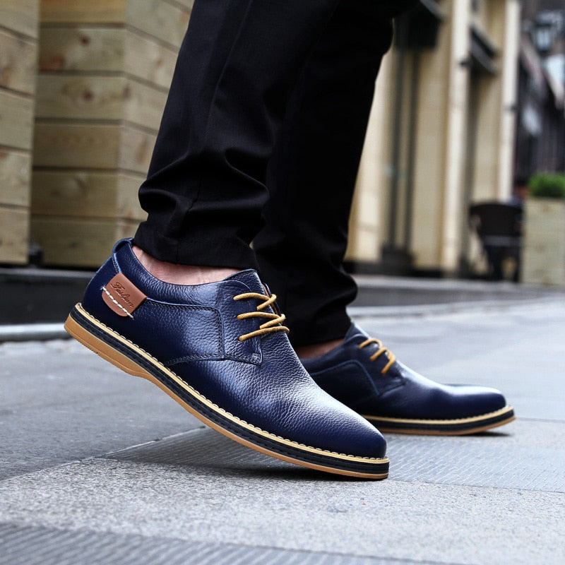 Casual Leather Oxfords (3 colors)