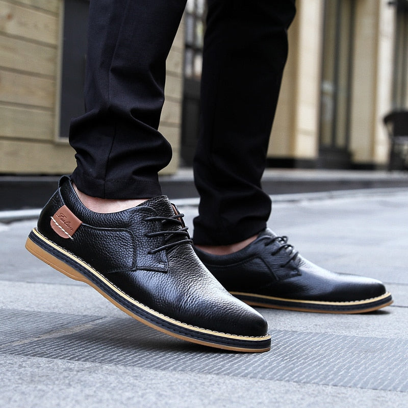 Casual Leather Oxfords (3 colors)