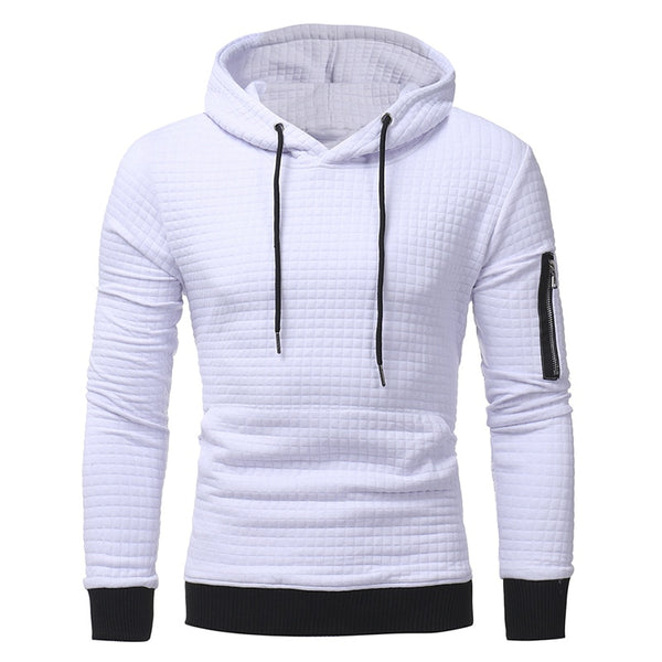 Decorated Slim Fit Elegant Hoodie (4 colors)