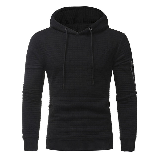 Decorated Slim Fit Elegant Hoodie (4 colors)