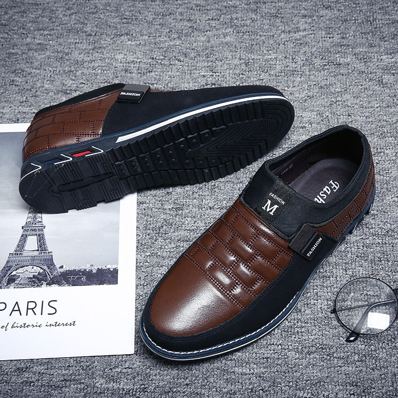 Leather Casual Loafers (6 colors)