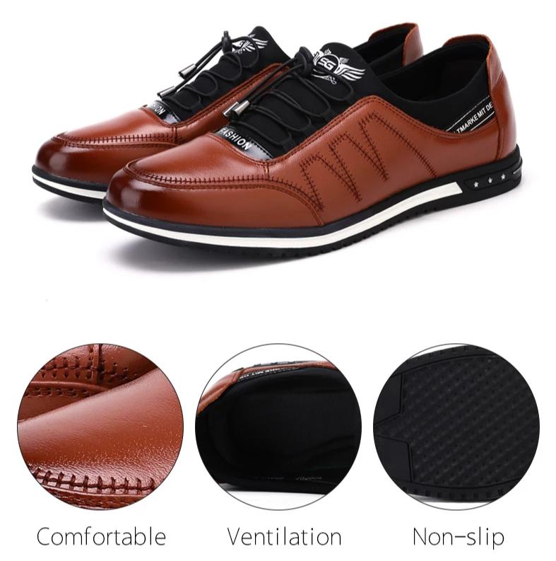 Leather Fashion Shoes (2 colors)