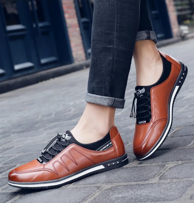 Leather Fashion Shoes (2 colors)