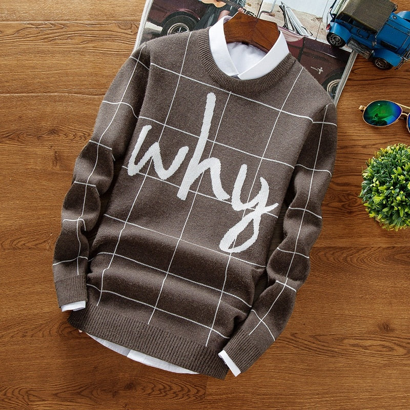 Letter Printed Sweater (3 colors)