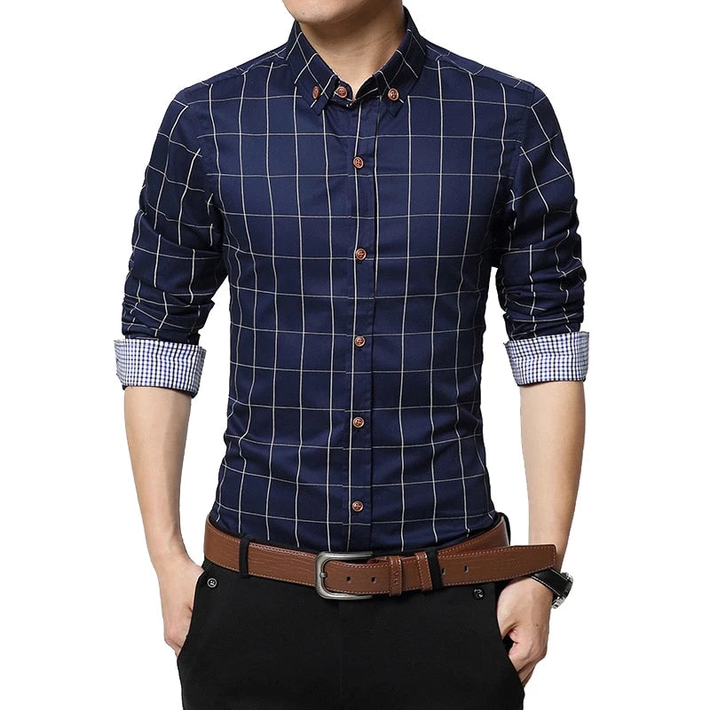 Casual Plaid Shirt (8 colors)