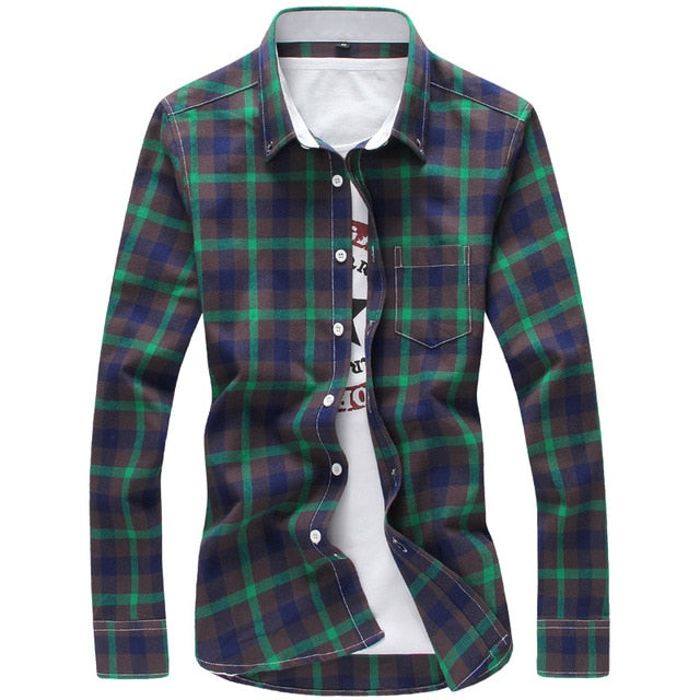 Plaid Casual Shirt (4 colors)