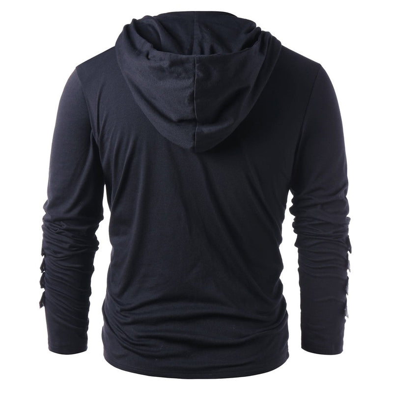 Drawcord Lace Up Hoodie (3 colors)